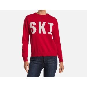 Catherine‎ Malandrino Red Cashmere Ski Sweater Women's Medium